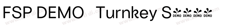 FSP DEMO   Turnkey S字体转换